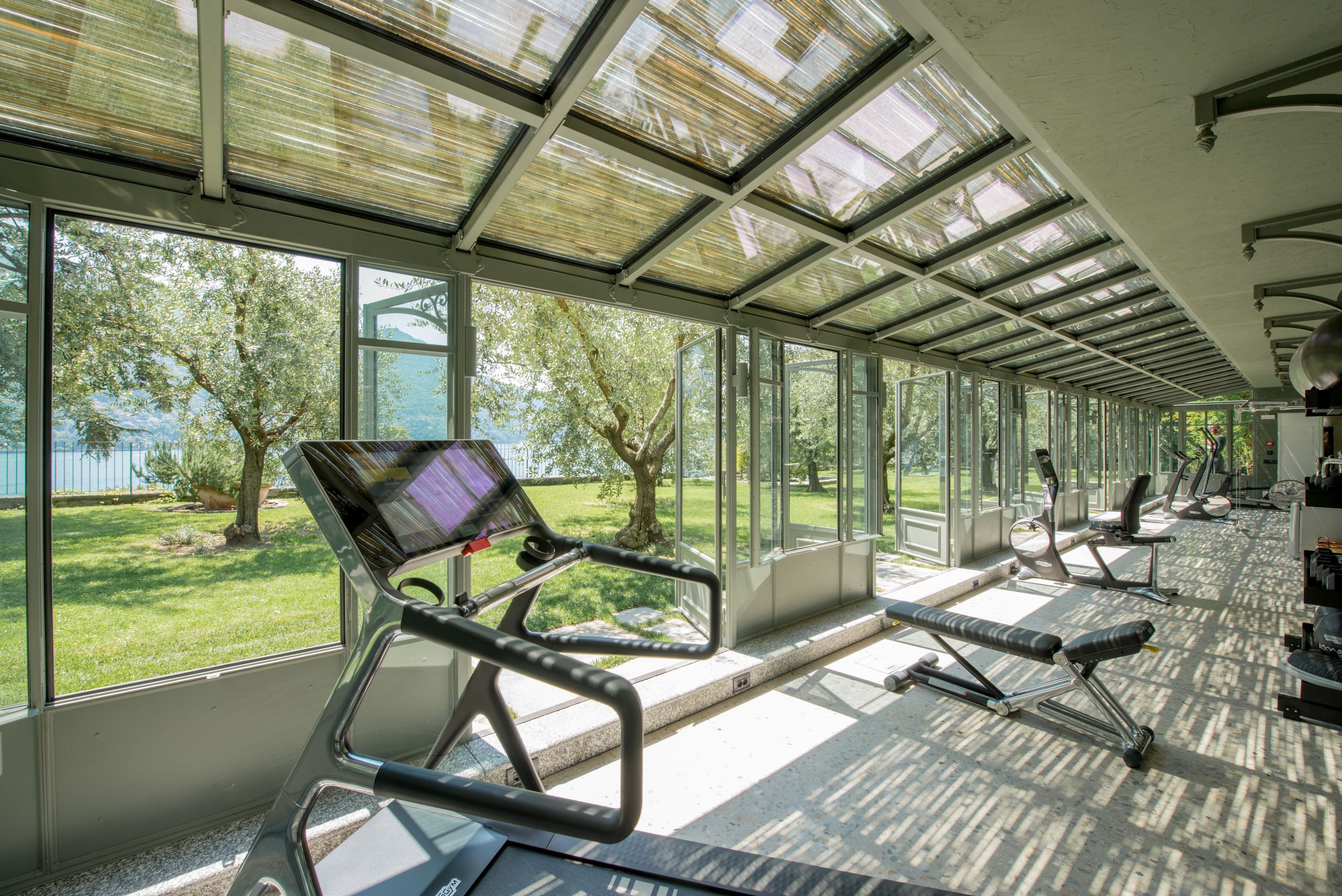 Passalacqua Luxury Hotel Lake Como 00 Gym In The Olive Grove