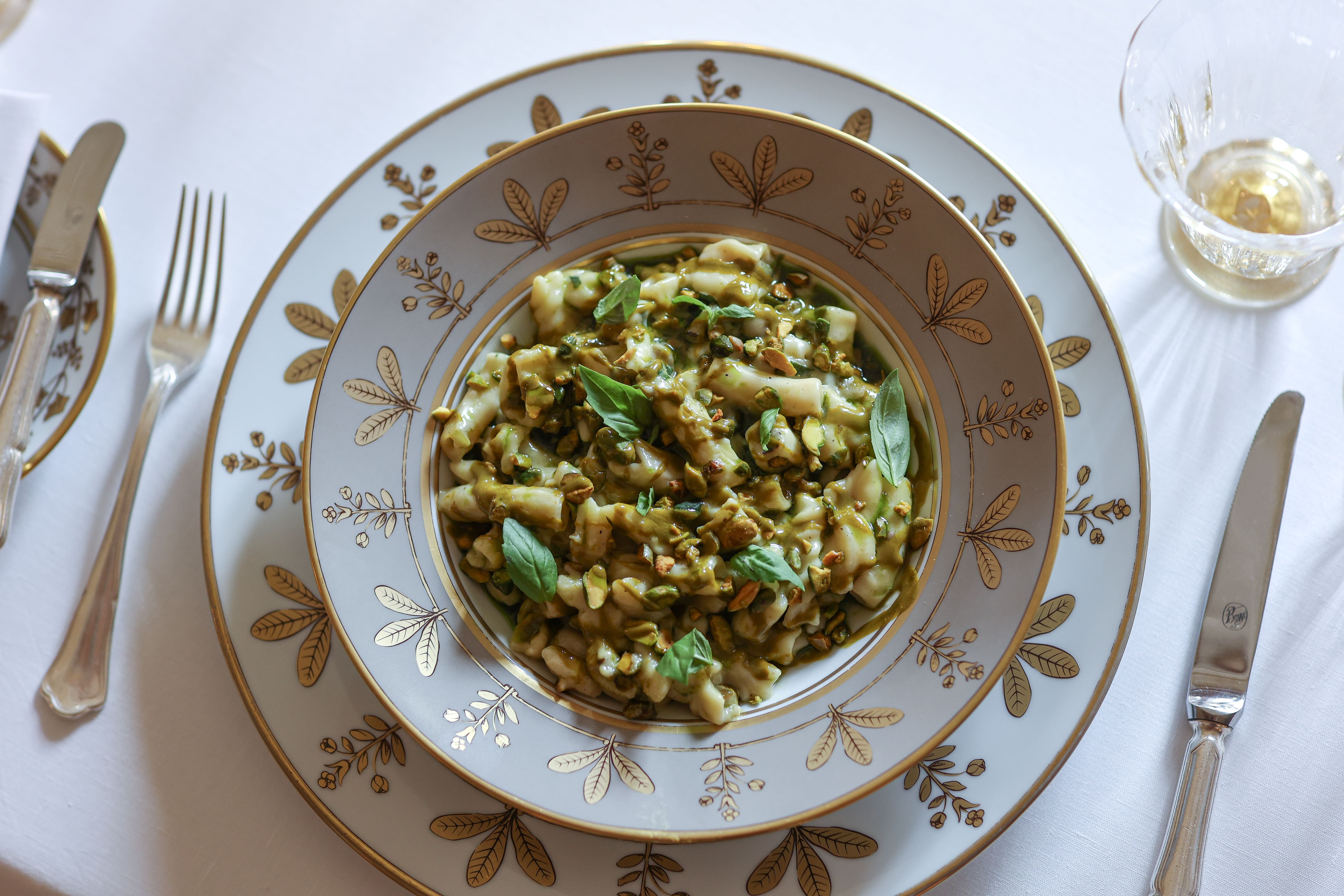 La Pasta E Patate Con Pesto Di Pistacchio, Basilico E Pecorino © Azzurra Primavera